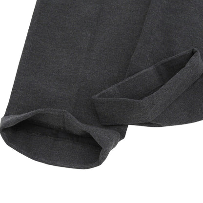 BRIGLIA 1949 SLIM FIT Flat Front Cotton Pants Gray Size 48