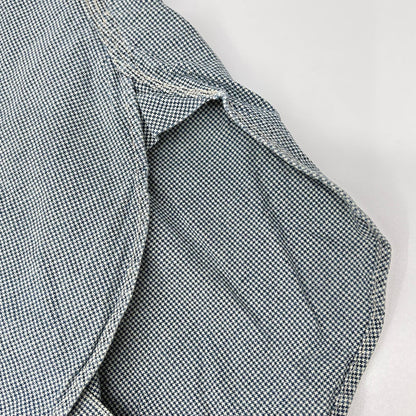 RRL Indigo Houndstooth Long Sleeve Shirt Multi Size XS