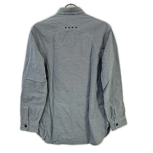 RRL Indigo Houndstooth Long Sleeve Shirt Multi Size XS