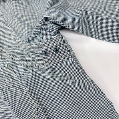 RRL Indigo Houndstooth Long Sleeve Shirt Multi Size XS