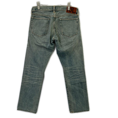 RRL Faded Indigo Slim Fit Selvedge Jeans Size 29×30