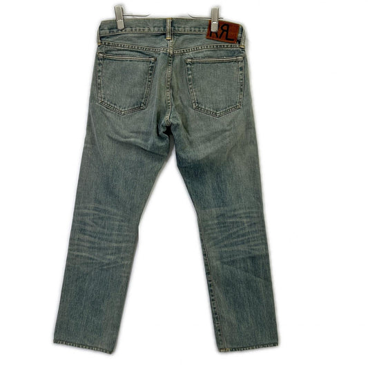 RRL Faded Indigo Slim Fit Selvedge Jeans Size 29×30