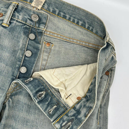 RRL Faded Indigo Slim Fit Selvedge Jeans Size 29×30