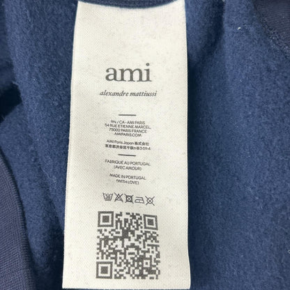 AMI Alexandre Mattiussi Ami de Coeur Hoodie Navy Size XL