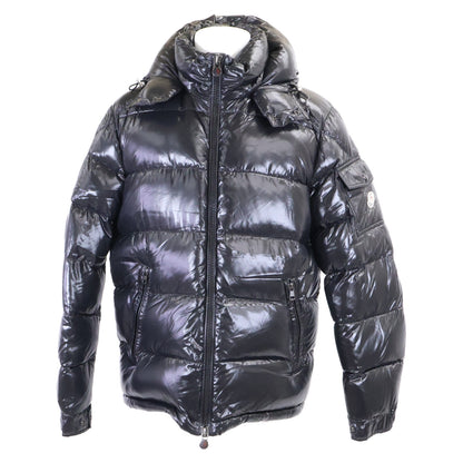MONCLER Maya Hooded Down Jacket Black Size 5