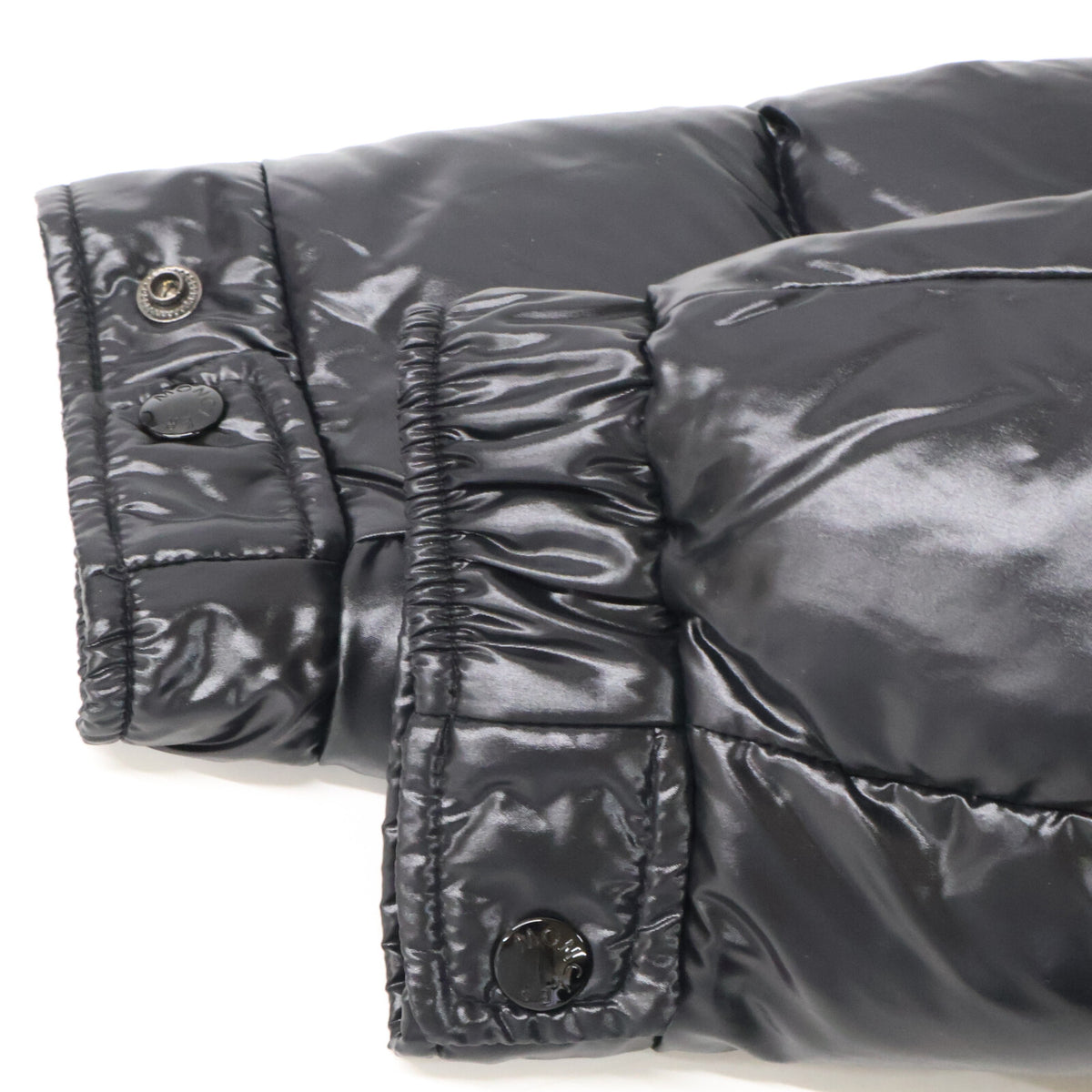 MONCLER Maya Hooded Down Jacket Black Size 5