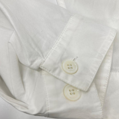 MARNI White Cotton Zip-up Shirt Size 44