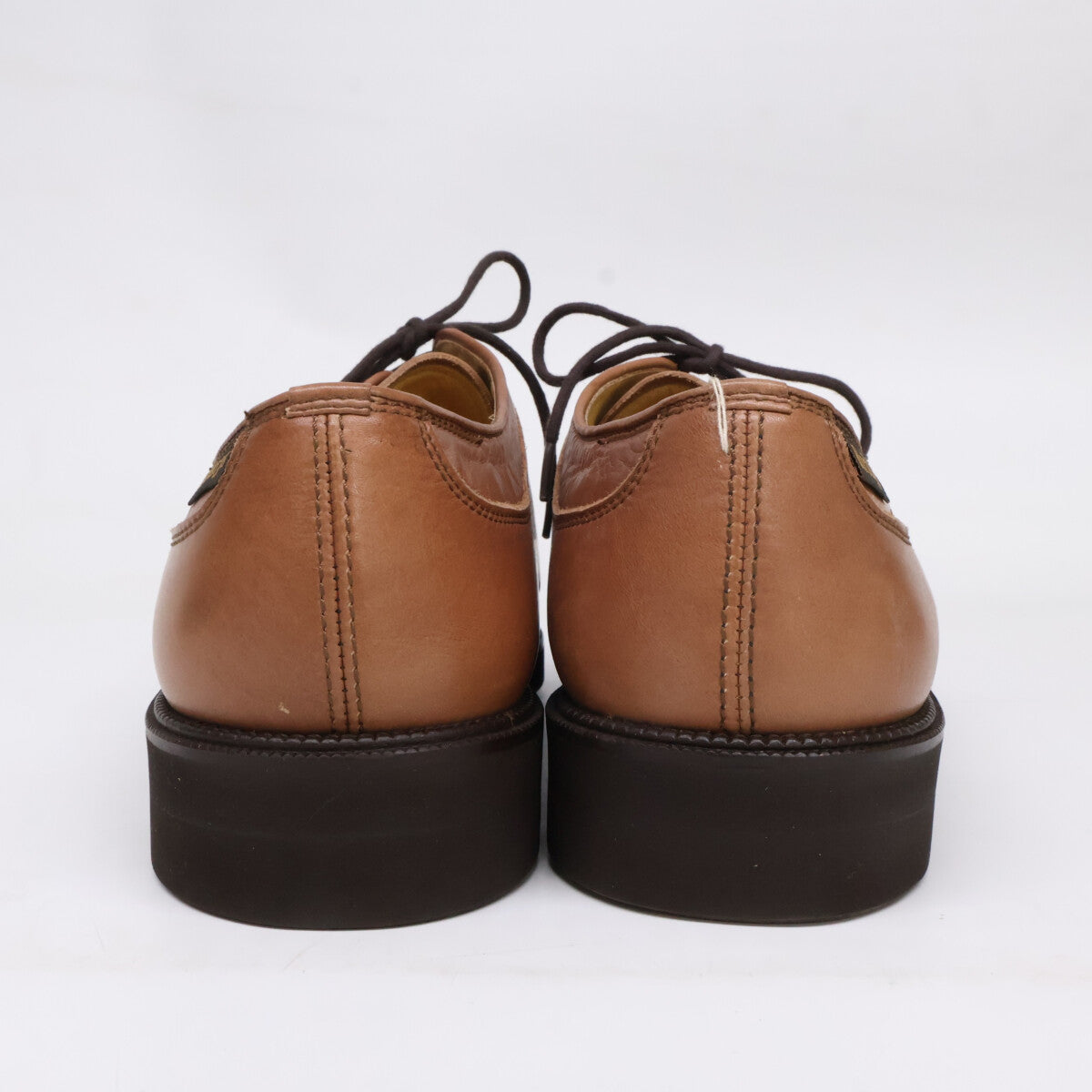 Burberry's 80s-90s U-Tip Leather Shoes Brown Size 25