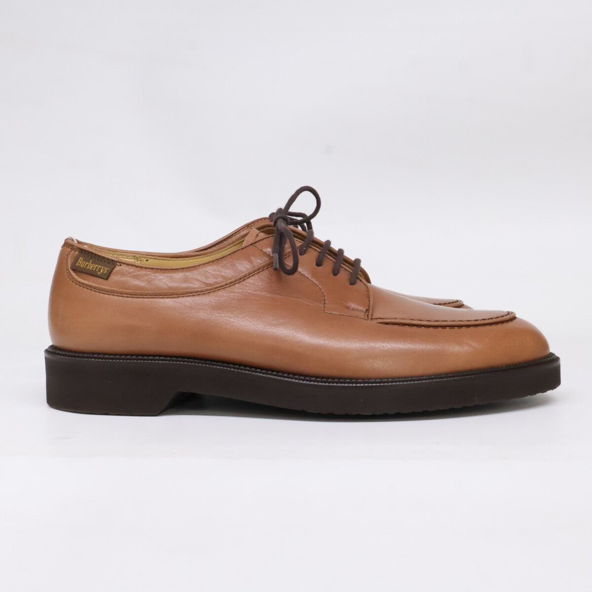 Burberry's 80s-90s U-Tip Leather Shoes Brown Size 25