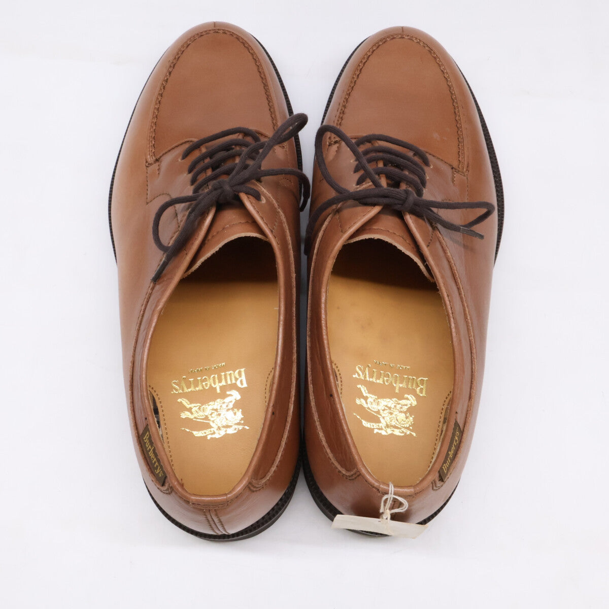 Burberry's 80s-90s U-Tip Leather Shoes Brown Size 25