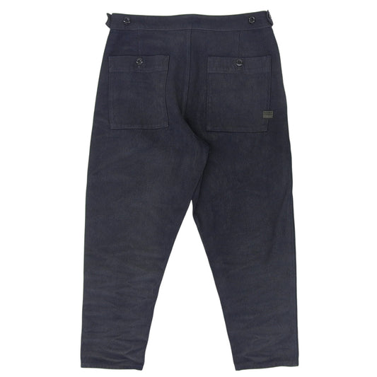 G-STAR RAW Navy WORKER CHINO RELAXED Chino Pants Size 33/32