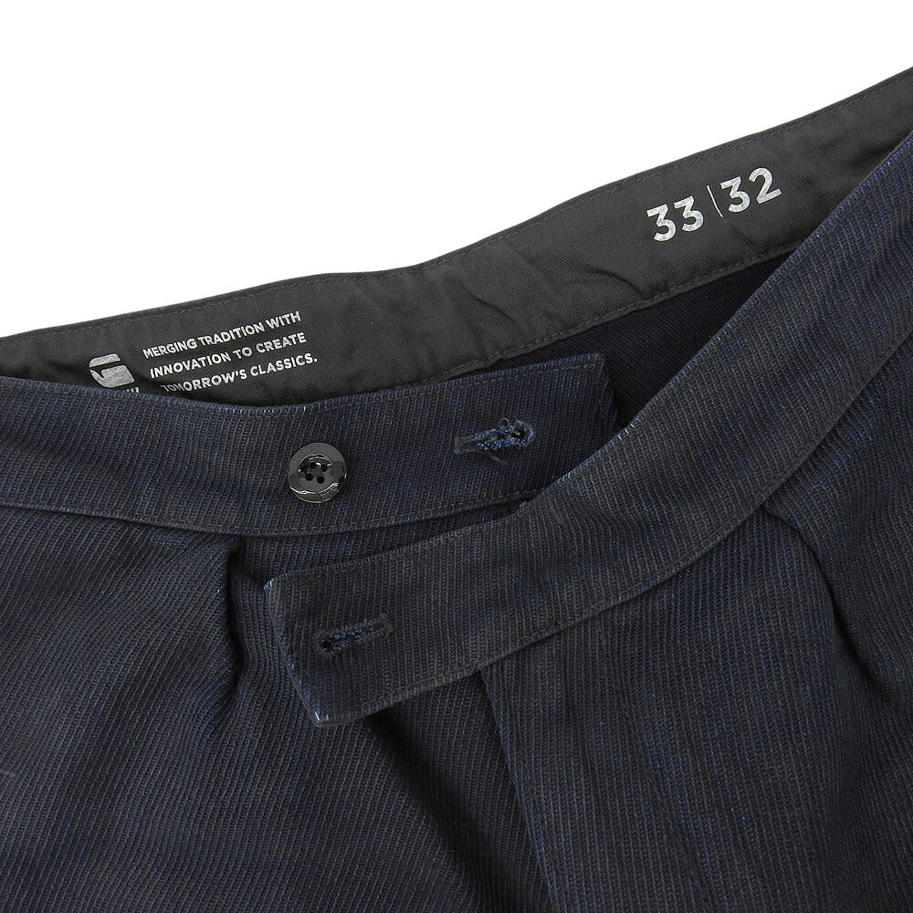 G-STAR RAW Navy WORKER CHINO RELAXED Chino Pants Size 33/32