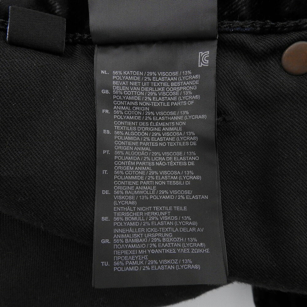 G-STAR RAW Black Velour 3D Slim Pants Size 36/32