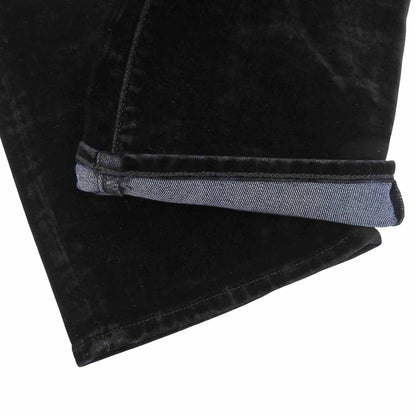 G-STAR RAW Black Velour 3D Slim Pants Size 36/32