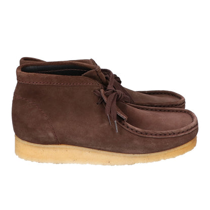 Clarks Wallabee Suede Boots Dark Brown Size UK8
