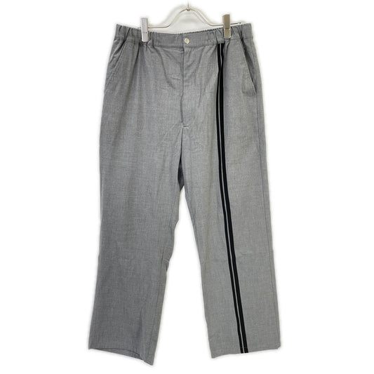 TATRAS Bronzy Line Drawstring Slacks Grey Black Size 03