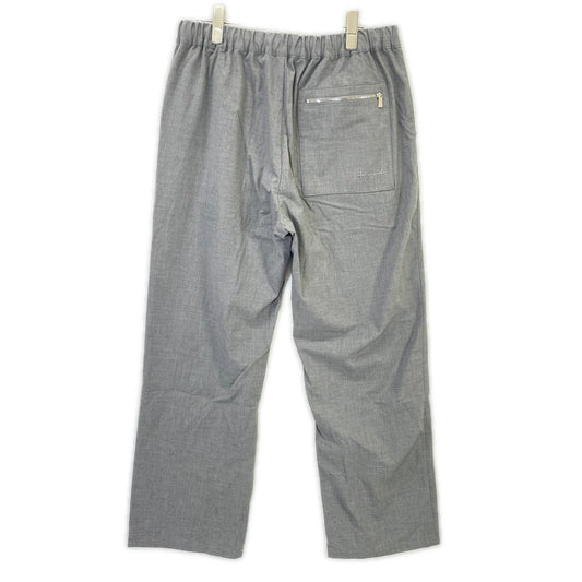 TATRAS Bronzy Line Drawstring Slacks Grey Black Size 03
