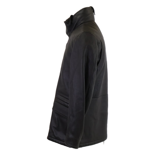 Loro Piana Deerskin Cashmere Lined Half Coat Brown Size S