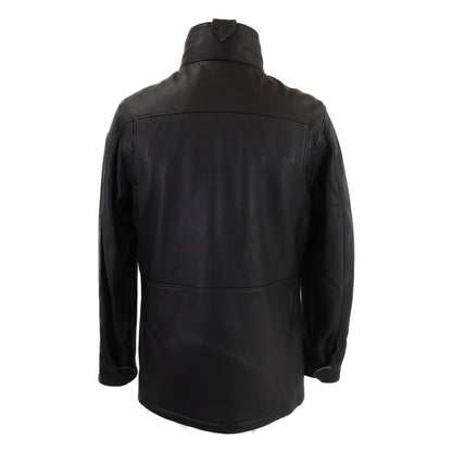 Loro Piana Deerskin Cashmere Lined Half Coat Brown Size S