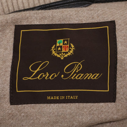Loro Piana Deerskin Cashmere Lined Half Coat Brown Size S