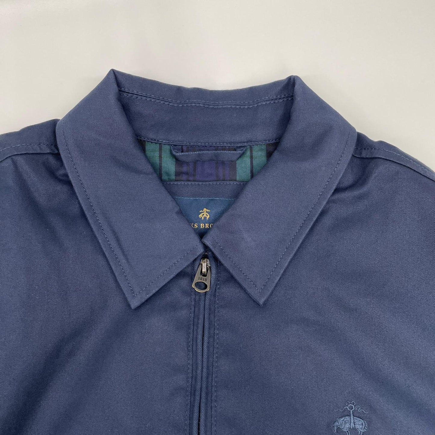 BrooksBrothers GF Logo Embroidery Bomber Jacket Navy Size M