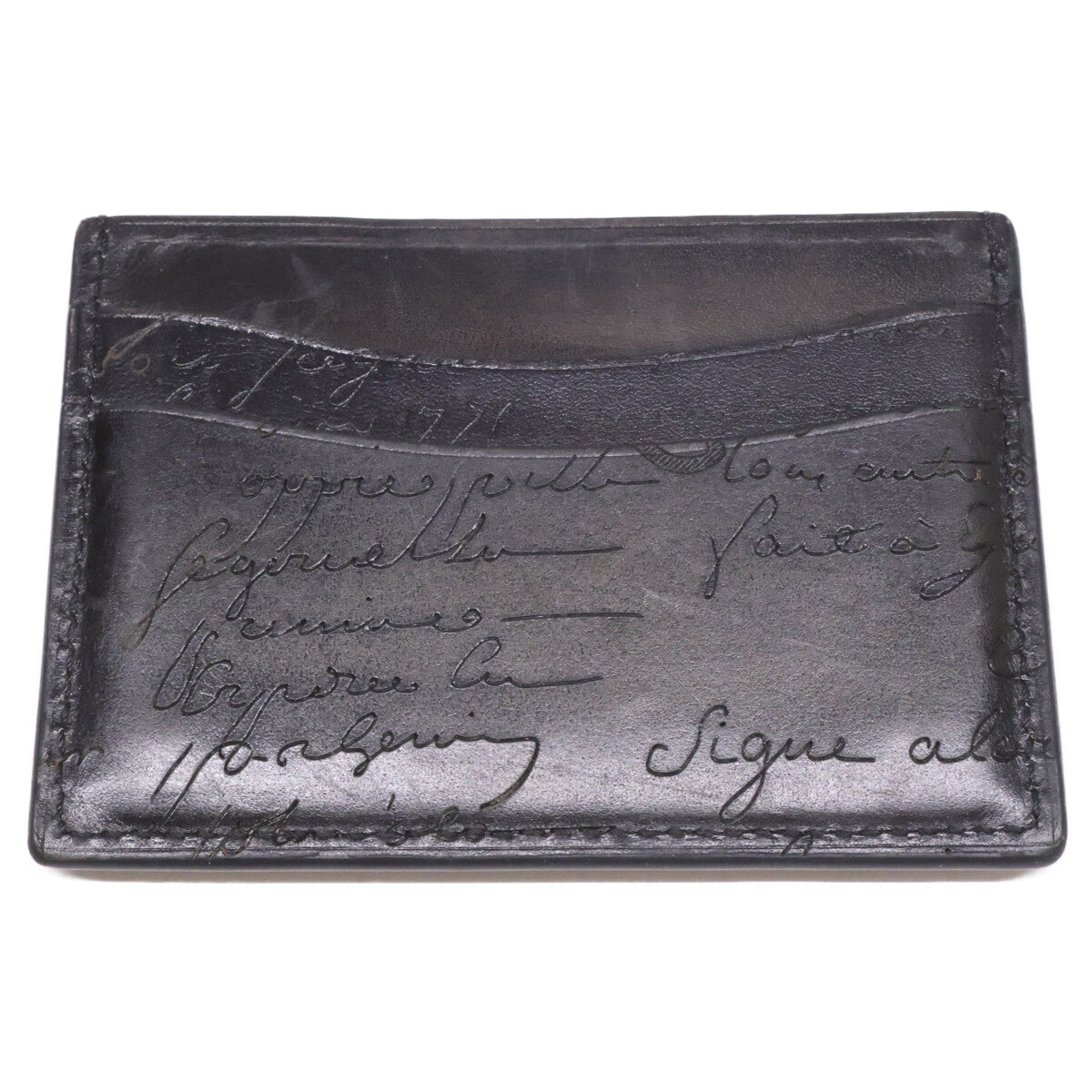berluti Bamboo Venezia Card Holder ONE SIZE Card Case Size ONE SIZE