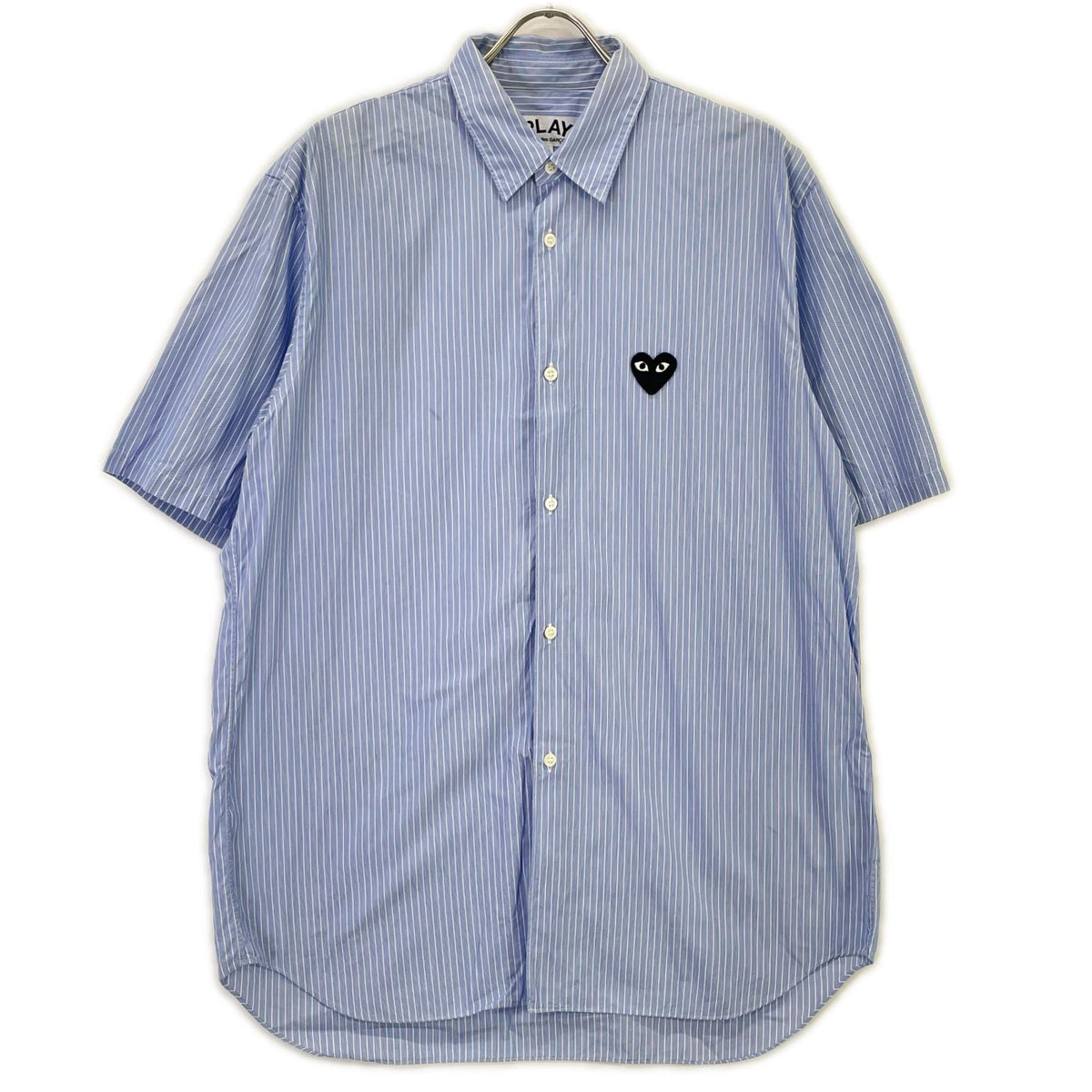PLAYCOMMEdesGARCONS AZ-B022 Blue Blue/White XL Shirt Size XL