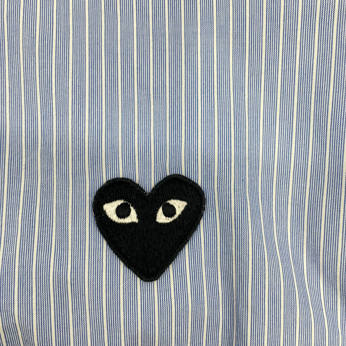 PLAYCOMMEdesGARCONS AZ-B022 Blue Blue/White XL Shirt Size XL