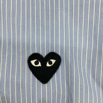 PLAYCOMMEdesGARCONS AZ-B022 Blue Blue/White XL Shirt Size XL