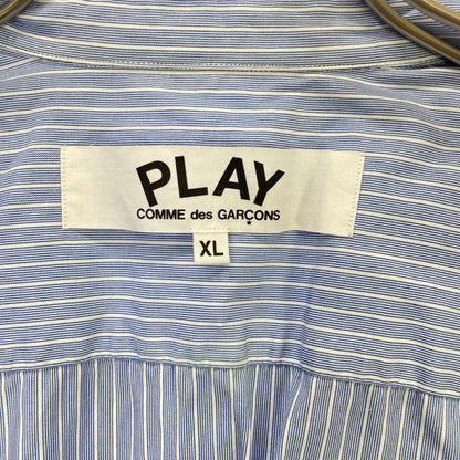 PLAYCOMMEdesGARCONS AZ-B022 Blue Blue/White XL Shirt Size XL