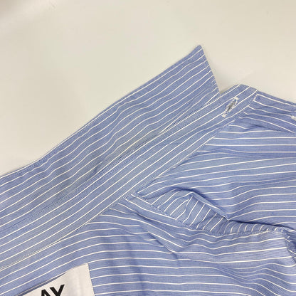 PLAYCOMMEdesGARCONS AZ-B022 Blue Blue/White XL Shirt Size XL