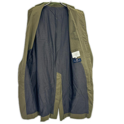 STUDIO NICHOLSON Technical Cotton Car Coat Khaki Size S
