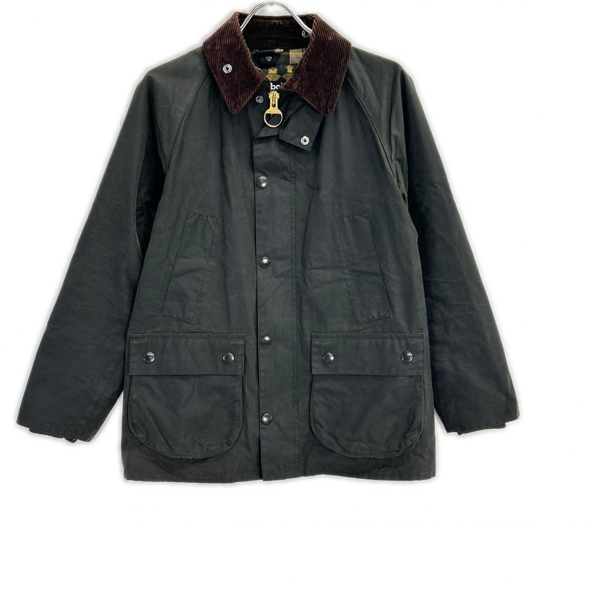 Barbour Bedale SL Oiled Jacket Khaki Size 36