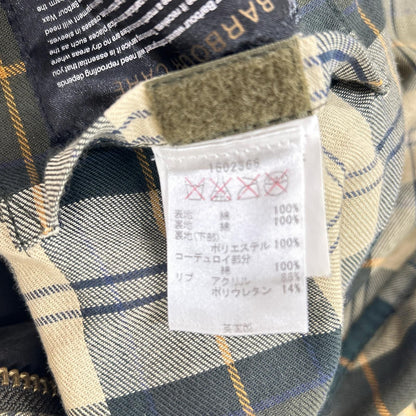 Barbour Bedale SL Oiled Jacket Khaki Size 36