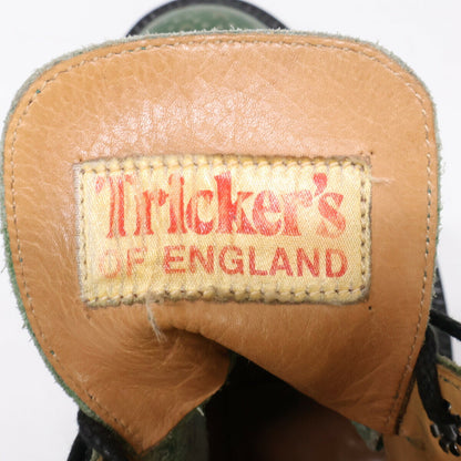 Tricker's 90s Malton Brogue Country Boots Green Size 8