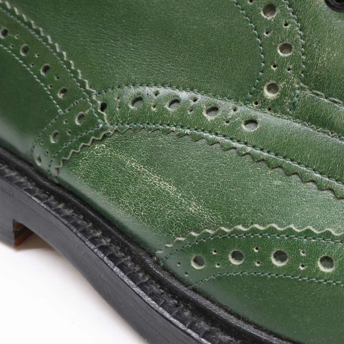 Tricker's 90s Malton Brogue Country Boots Green Size 8