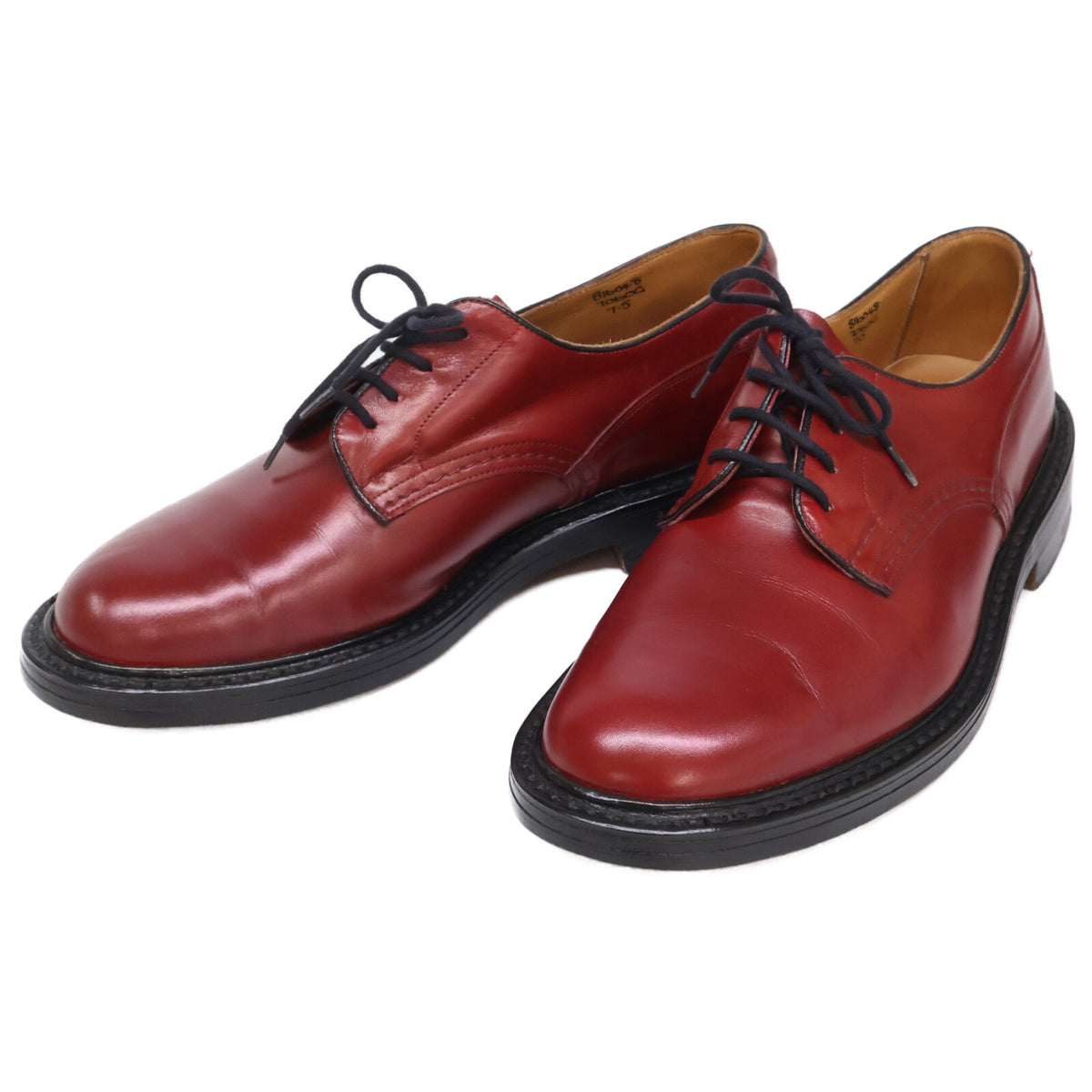 Tricker's 90s Kendal Cordovan Sneakers Burgundy Size 7.5