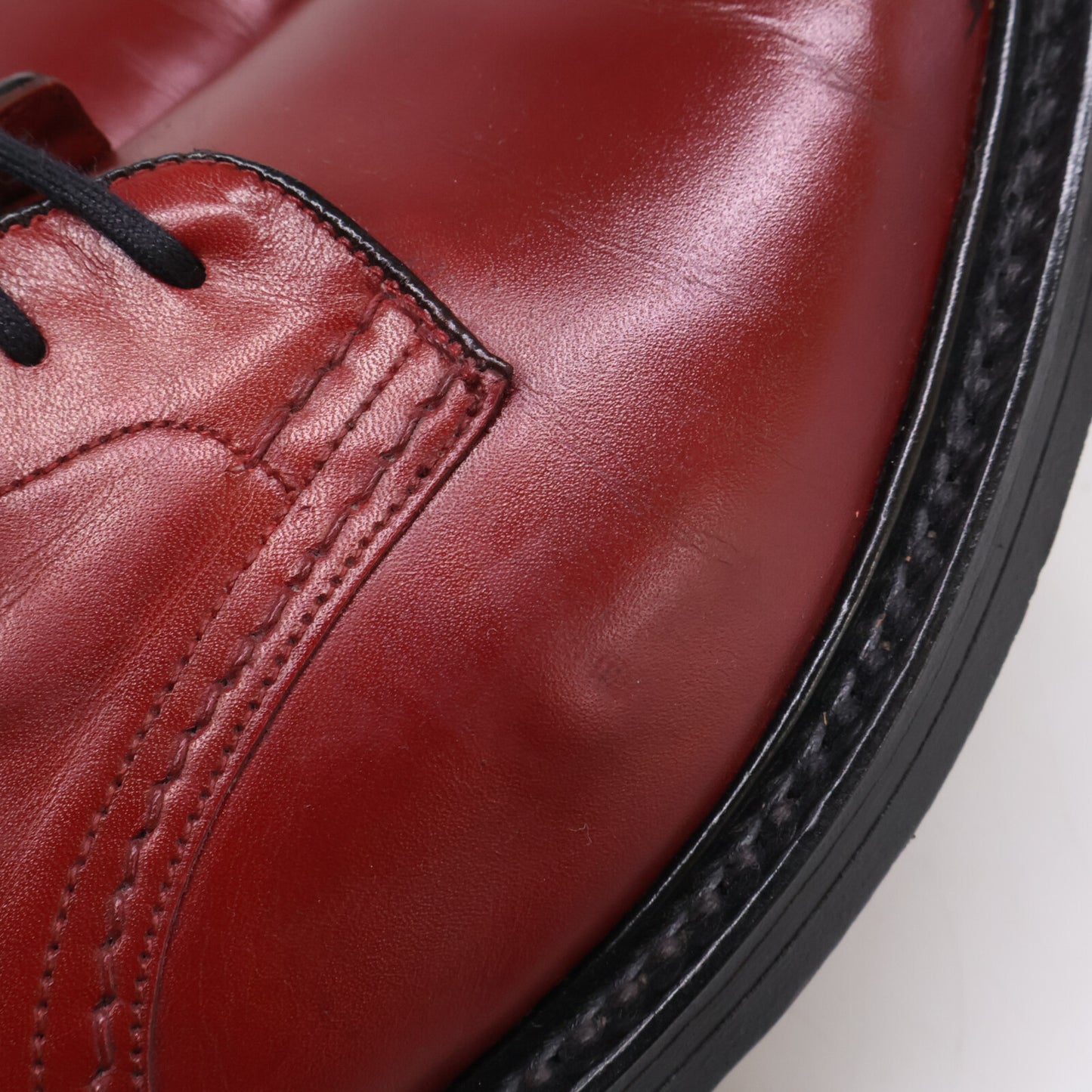 Tricker's 90s Kendal Cordovan Sneakers Burgundy Size 7.5