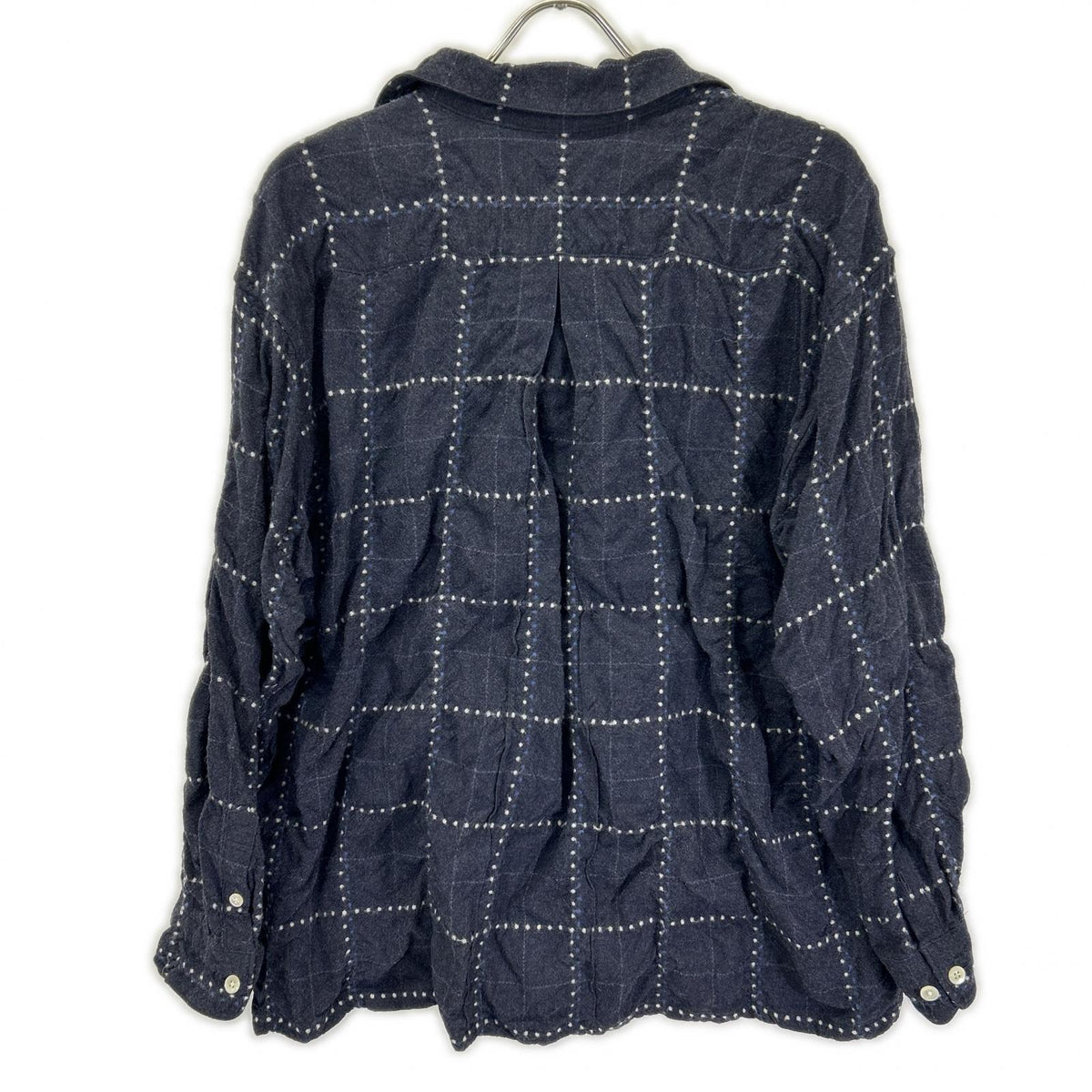 PSEUDOS Navy Rayon OC Pullover Shirt Size 1