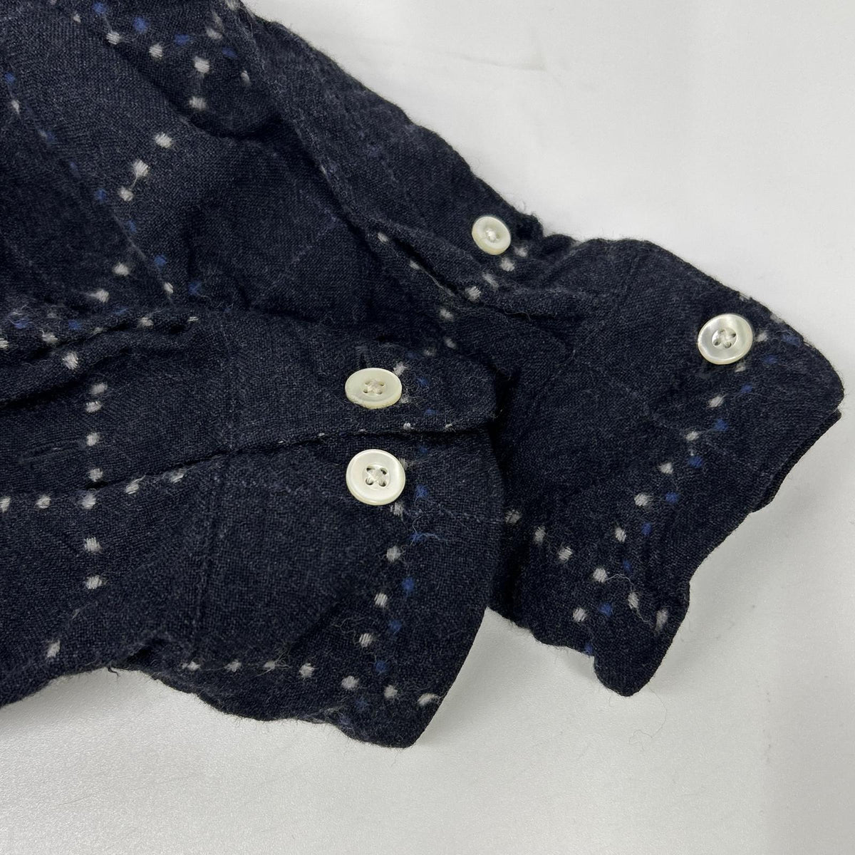 PSEUDOS Navy Rayon OC Pullover Shirt Size 1