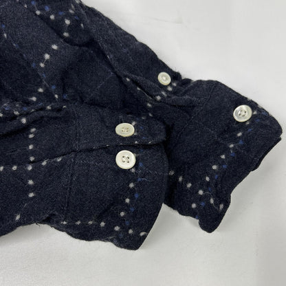 PSEUDOS Navy Rayon OC Pullover Shirt Size 1