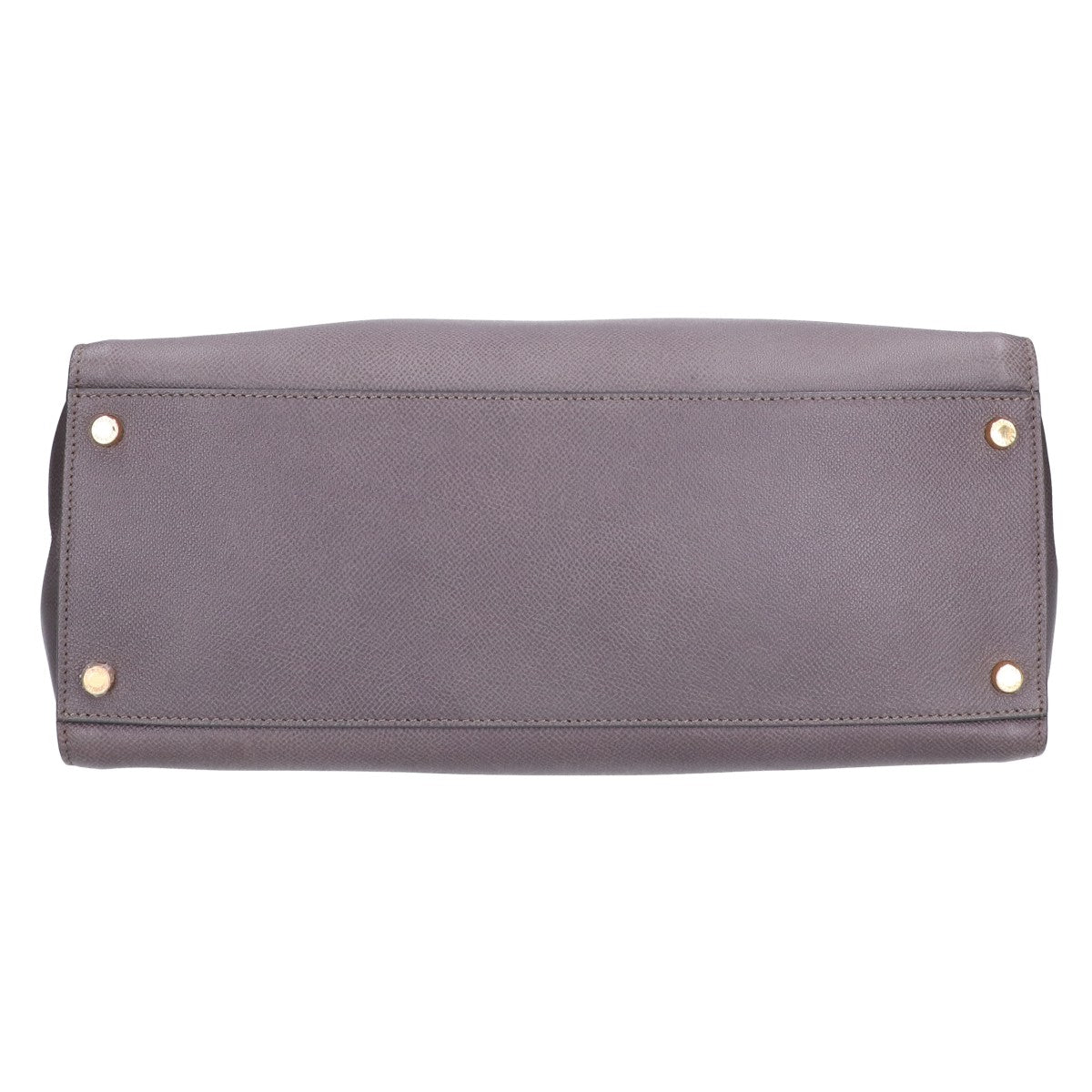 GIORGIOARMANI Gray Leather Borgonuovo Tote Bag