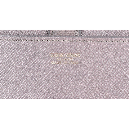 GIORGIOARMANI Gray Leather Borgonuovo Tote Bag