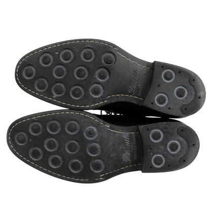 JALAN SRIWIJAYA Edward Chukka Boots Black Leather Size EU 41