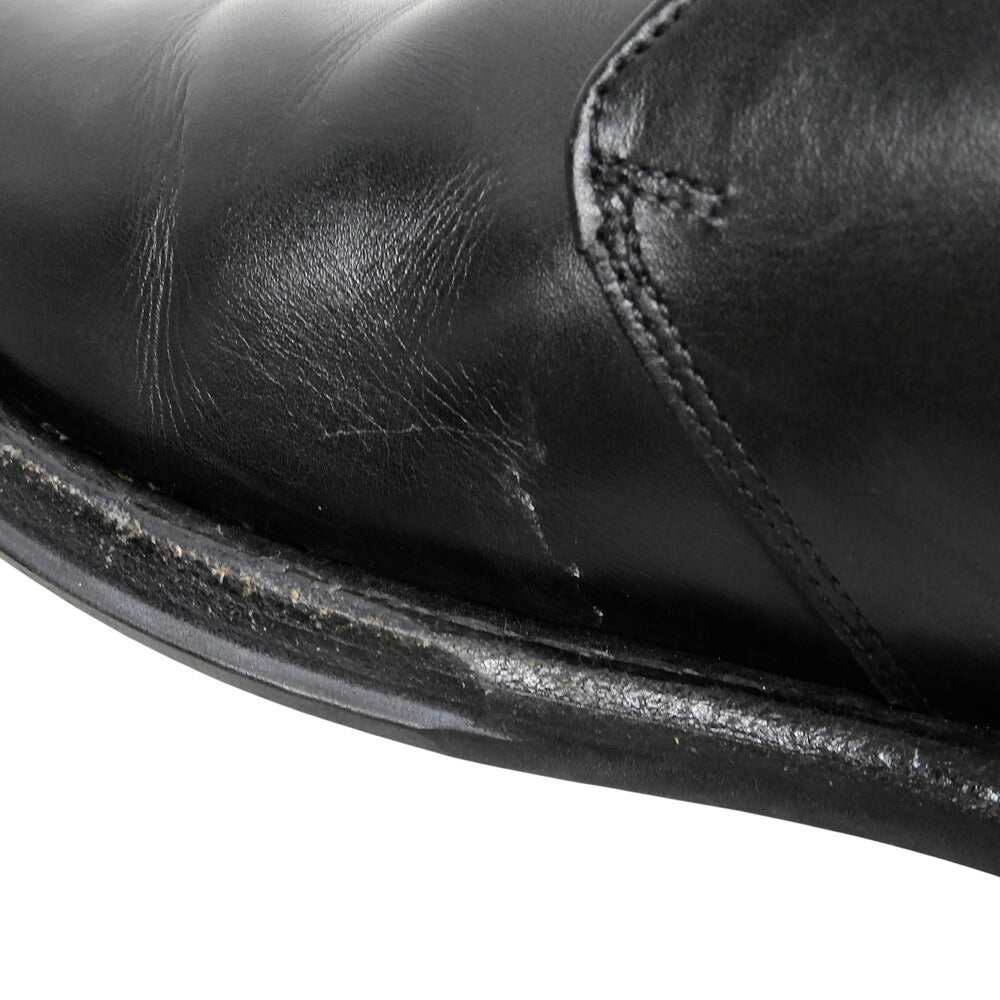JALAN SRIWIJAYA Edward Chukka Boots Black Leather Size EU 41