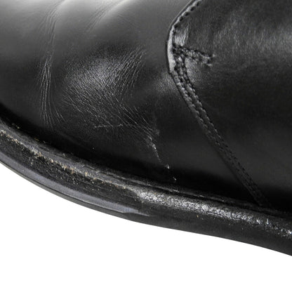 JALAN SRIWIJAYA Edward Chukka Boots Black Leather Size EU 41