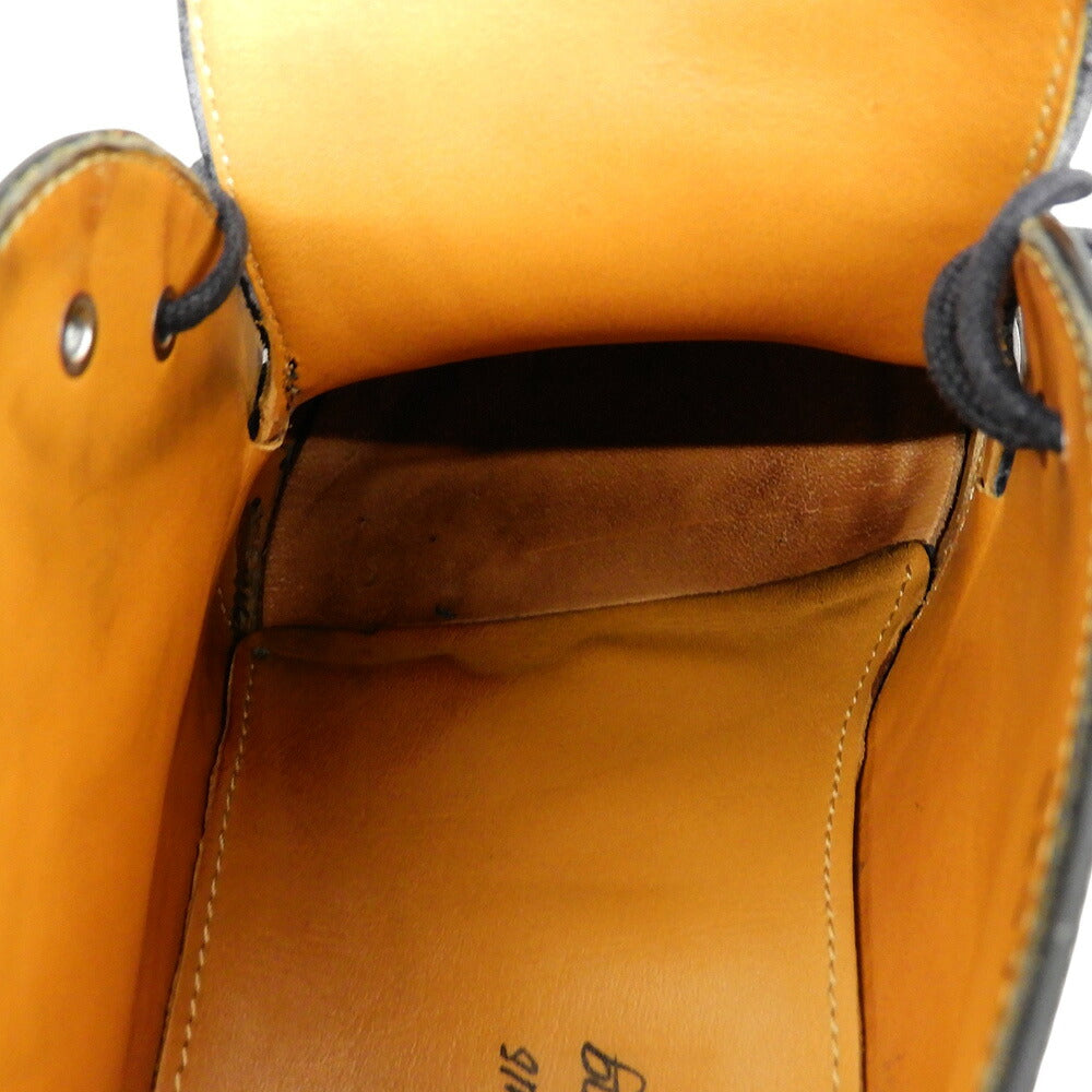 JALAN SRIWIJAYA Edward Chukka Boots Black Leather Size EU 41
