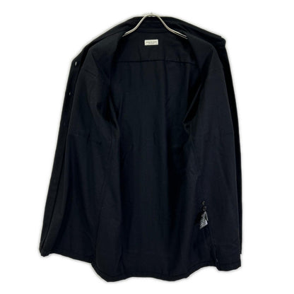 DRIES VAN NOTEN Black cross tris Wool Shirt Size XS