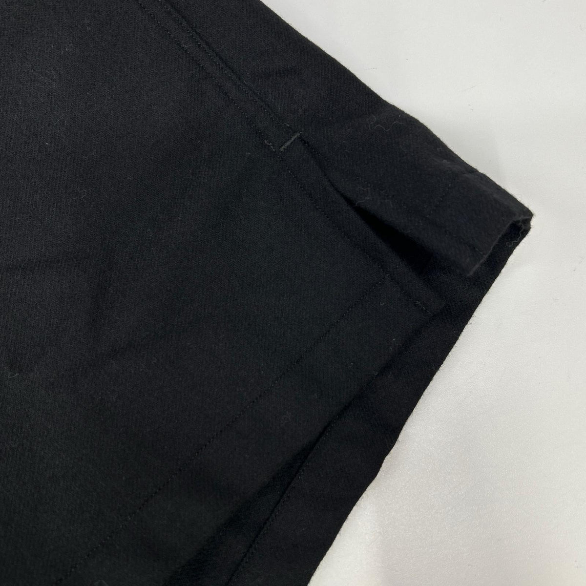 DRIES VAN NOTEN Black cross tris Wool Shirt Size XS