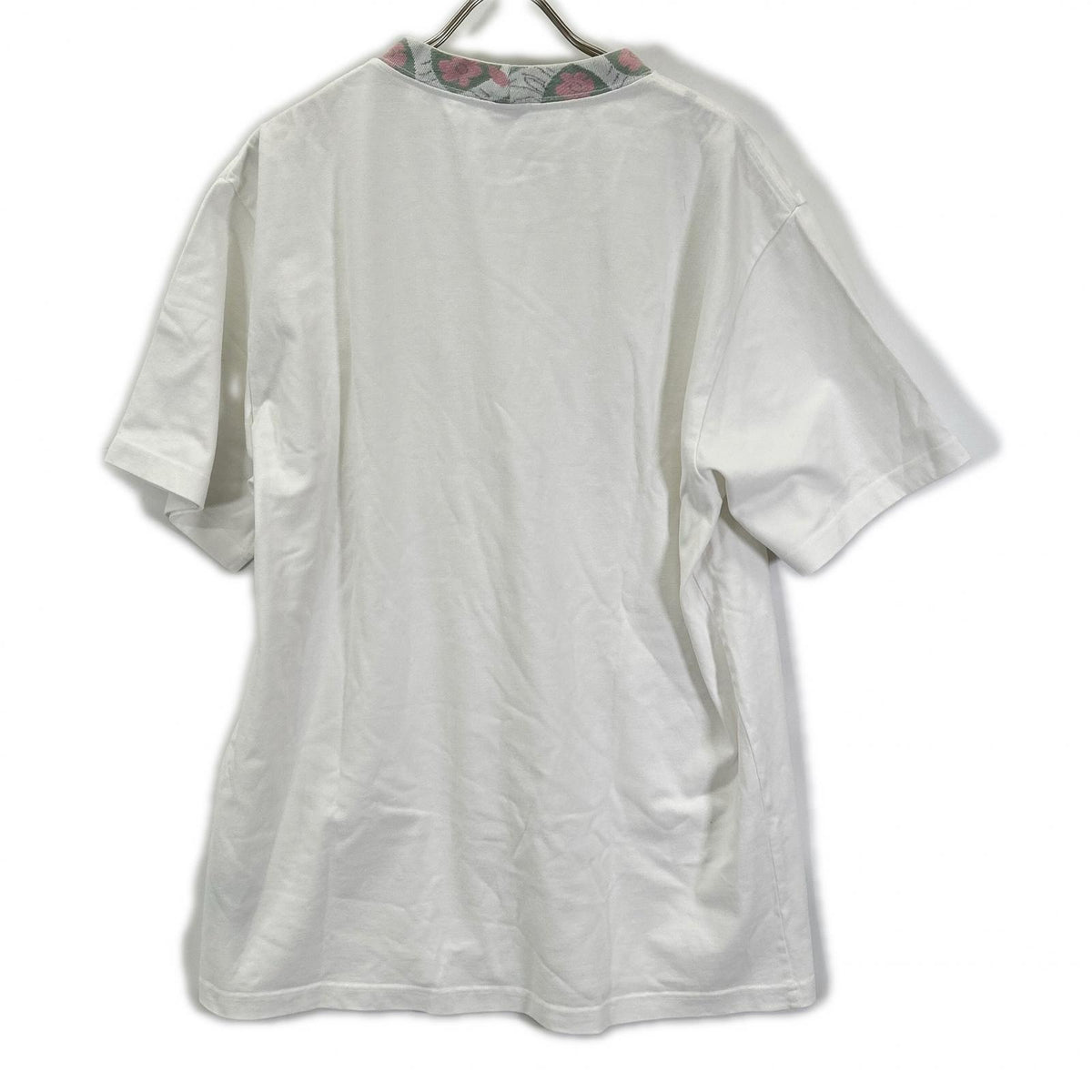 DIOR Embroidered Neck Chest Pocket T-Shirt White Size XXL